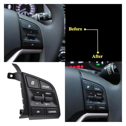 Bouton de commande au volant pour Hyundai Tucson 2015-2019 - 3
