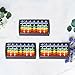 Toddmomy Abacus for Kids Math, 3Pcs Traditional Plastic Mini Abacus Math Counting Toy 7 Digits Rods with Colorful Beads, Portable Calculating Tool