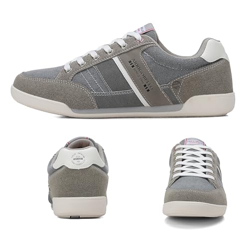 Image of ARRIGO BELLO Mens Casual Shoes Fashion Sneakers Breathable Comfort Classic Lace-Up Low Top Walking Shoes