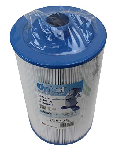 Unicel C-8475 75 Square Foot Media Replacement Hot Tub Spa Filter Cartridge with 197 Pleats, Compatible with Coleman Spas and Maax Spas of AZ (2 Pack)