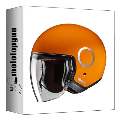 Casque Jet Moto HJC RPHA 40 XL : Fini la Chaleur en Moto Orange