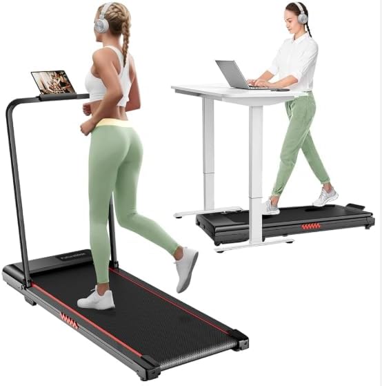 Walking Pad con Barra de Soporte, Control Remoto e Inclinación, Display LED