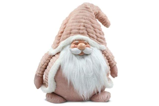 Gnome tissu rose 51 cm pour égayer un intérieur sombre avec une touche colorée