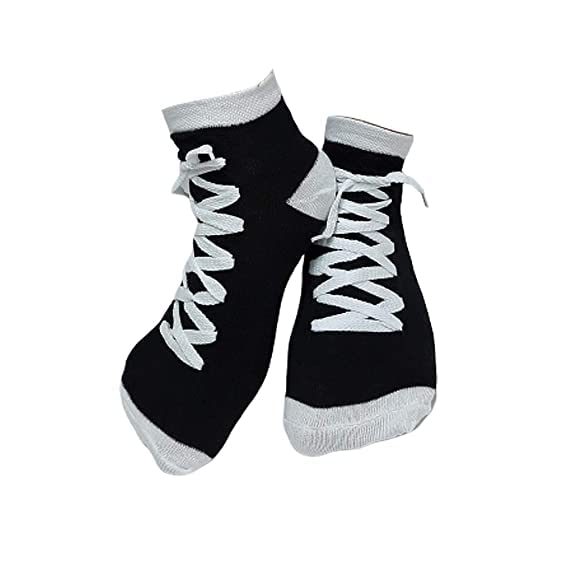 Image of Unisex Shoe Lace Style Cotton Loafer |Socks-(Pack of 01)