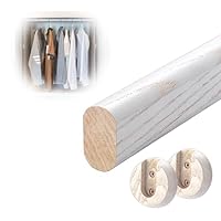 Garderobestang Houten Kledingroede Voor Het Ophangen Van Kleding 3 4 Cm Dikke Kledingroede Met A 962912