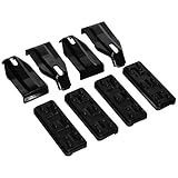 Terzo テルッツォ (by PIAA) ルーフキャリア ベースキャリア ホルダー 4個入 ブラック 【トヨタ bB NCP3#】 EH243