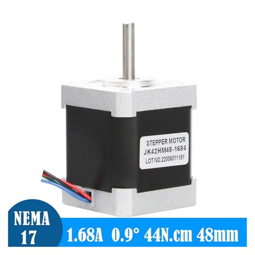 Moteur Pas à Pas NEMA17 0.9 JK42HM48 Haute Précision pour Atelier de Maker