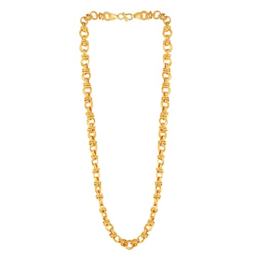 Stylish Golden 1 Gram Stainless Steel Chain for Men