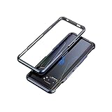 Woskko ROG Phone 2 Metal Bumper Aluminum Alloy Frame Metal Armor Shockproof Protective Case for ROG Gaming Phone 2 (Blue)