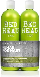 Bed Head by TIGI Re-Energise Daily Shampoo and Conditioner for Normal Hair, 2x750 ml