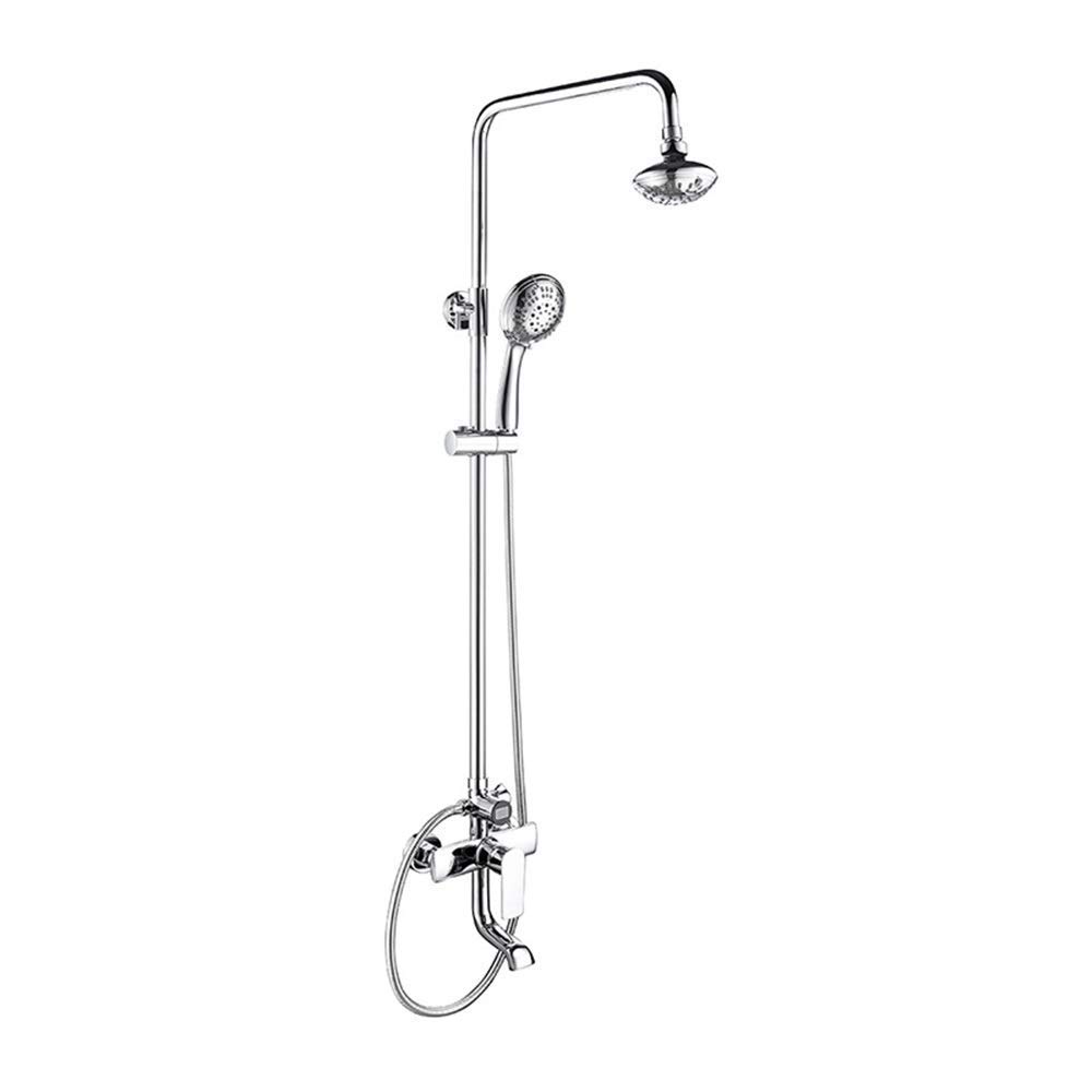 Set Válvula Mezcla Cobre Cabezal Ducha baño con liderazgo de Grifo frío