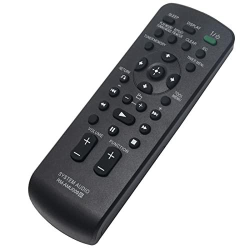RM-AMU009 Replacement Remote Fit for Sony Sony Micro Hi-Fi Component System CMT-HX80R CMT-HX50BTR CMT-HX70BTR CMT-HX90BTR MHC-EC609iP CMT-FX350i CMT-MX550i CMT-MX500i CMT-HX35R - Image 2