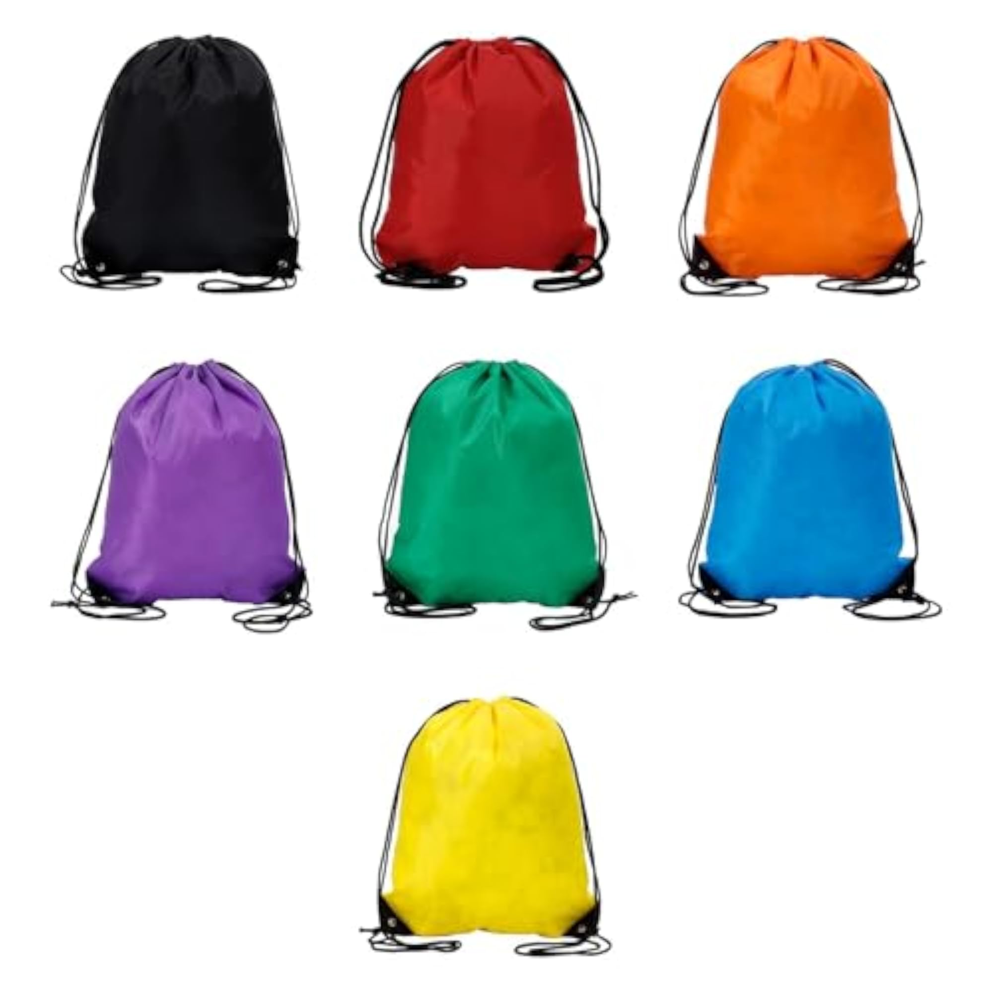 Casual Day Pack Drawstring Backpack for Yoga, Black