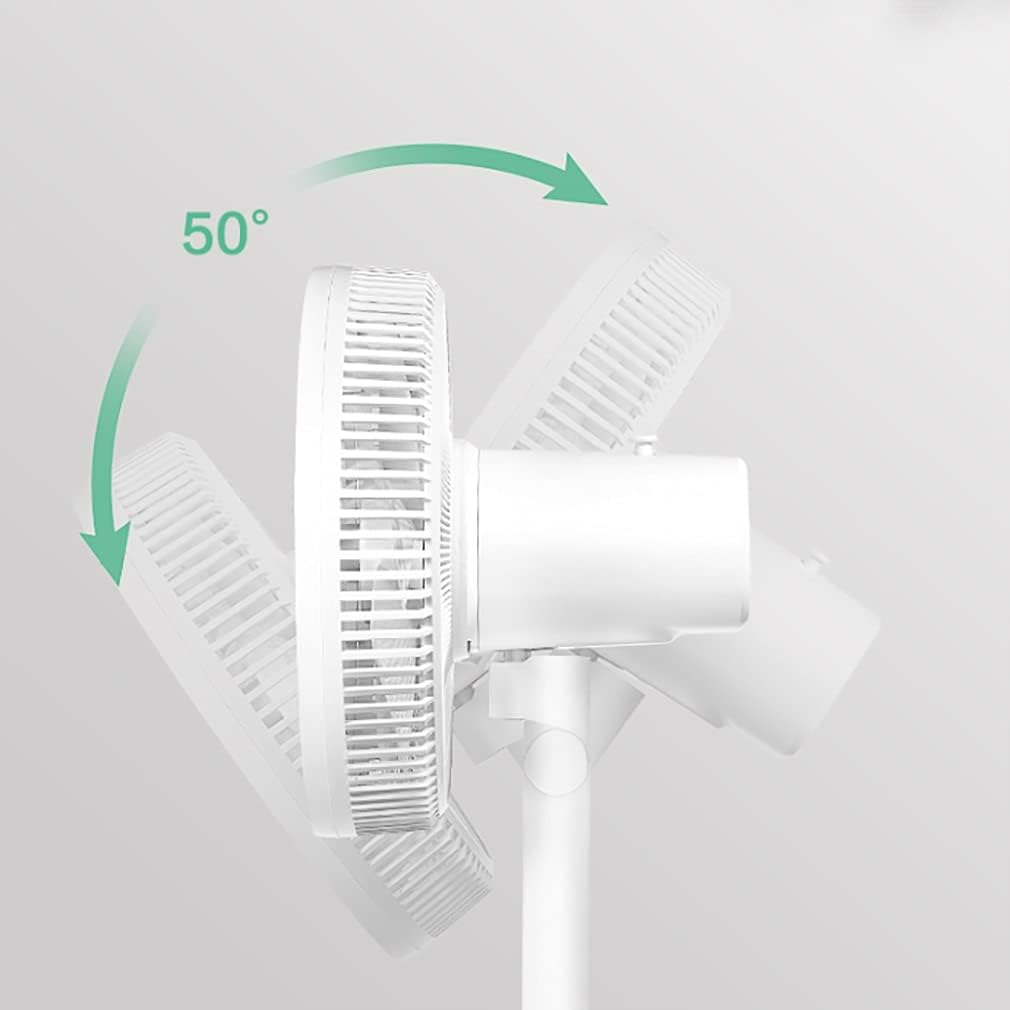 Standing Pedestal Fan Automatic Oscillation Adjustable Height Tilt Pedestal Knob Control 3 Speed Setting for Home Office