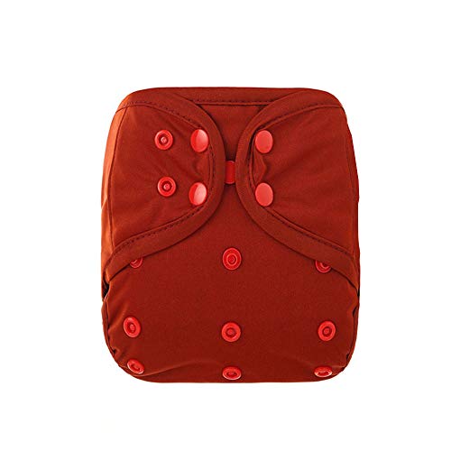 Image of OsoCozy Newborn Reusable Cloth Diaper Covers - Adjustable Snap Fit & Double Leg Gussets for Baby Boys & Girls from 6-12 Pounds. Use with Prefold, Flat or Fitted Cloth Diapers or Snap-in Inserts