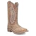 Laredo Womens Cheyenne Embroidered Square Toe Casual Boots Mid Calf Low Heel 1-2