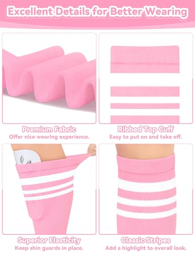 Image of Olreco Kids Soccer Socks Toddler Baseball Socks 3D Heel Youth Softball Sock for Girls Boys Football Accessories Cotton