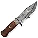 Custom Handmade Damascus Steel 10.4 Inches Hunting Knife with Sheath 9892