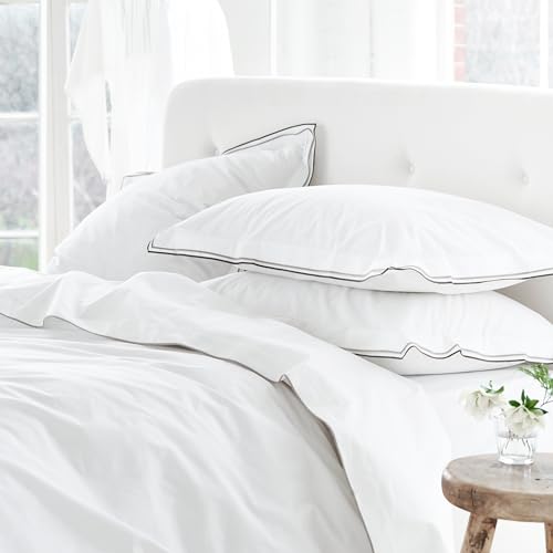 Designers Guild 3359104058897 Astor Natural Cotton Square Pillowcase 65 x 65 cm, 65x65x2 cm - Image 3