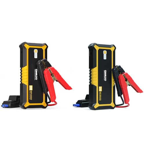 GOOLOO Portable GP3000 & GP4000 Car Jump Starters for 12 Volt Automotive Batteries,Jump Box Power Pack with USB Quick Charge & Flashlight