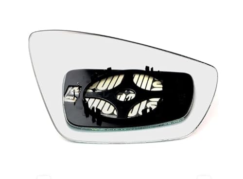 Wing Mirror Glass for Polo MK5 2009, 2010, 2011, 2012, 2013, 2014, 2015, 2016, 2017 Models Right Hand Side UK Driver Side Heated Mirror