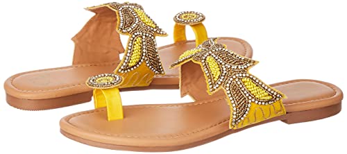 Image of Carlton London Women's Cll-6354 Flat Sandal