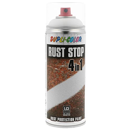 Duplicolor 868337 Spray con Efecto Inoxidable, Color Blanco Mate, 400 ml