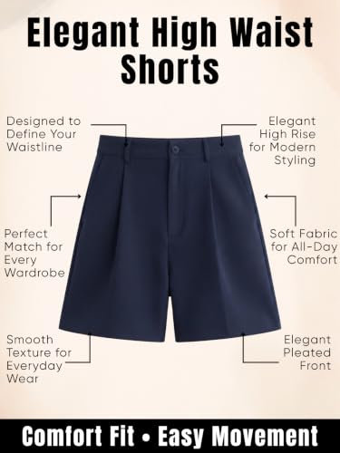 Image of GRECIILOOKS Women's Western Shorts - Trendy Knee Length Casual Bottoms | Relaxed Fit Summer Shorts for Girls & Women (Available in Plus Size)