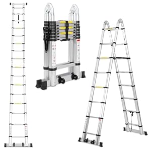 Lospitch 5M Aluminium Teleskopleiter 150kg Modell