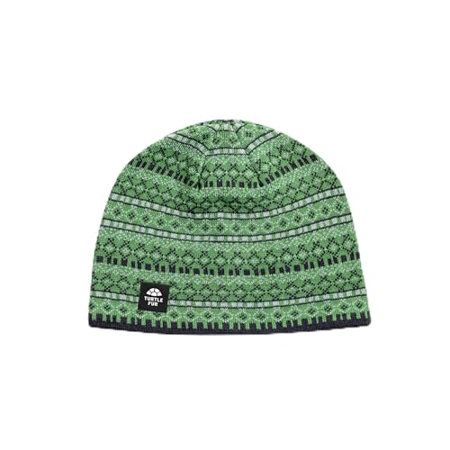 Turtle Fur Men's Franz Merino Wool Nordic Winter Beanie Hat Green - One Size