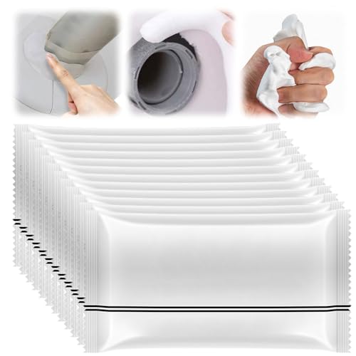 New Type Waterproof Sealant Mastic, 2024 Premium Super Diamond Mending Mud Seal for Drain Connection, Wall Repair Sealing Clay Duct for Air Conditioning Wall Hole Repair (15 PCS)