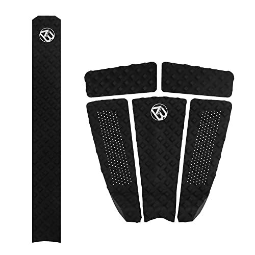 AQUBONA-5-Piece-EVA-Surfboard-Deck-Traction-Pads-for-Stomp-Skimboards-Surf-Boards-Funboard-Fish-Board AQUBONA 5 Piece EVA Surfboard Deck Traction Pads for Stomp Skimboards, Surf Boards, Funboard, Fish Board - Image 1