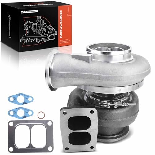 A-Premium Complete Turbo Turbocharger Kit, with Gasket, Compatible with Detroit Diesel Series 60 12.7LD 2000-2008, Replace# 171702, 23518588, 23518597