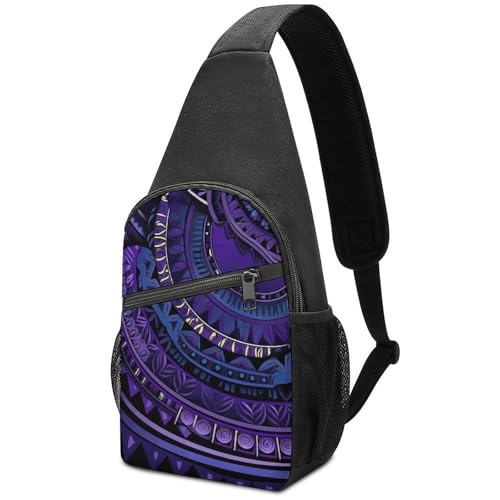 Morral bandolera estilo tribal liviano para senderismo miniatura 1