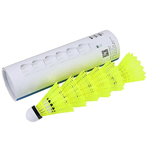 image for Yosoo Health Gear Shuttlecock, 6pcs Nylon Badminton Shuttlecocks Badmi