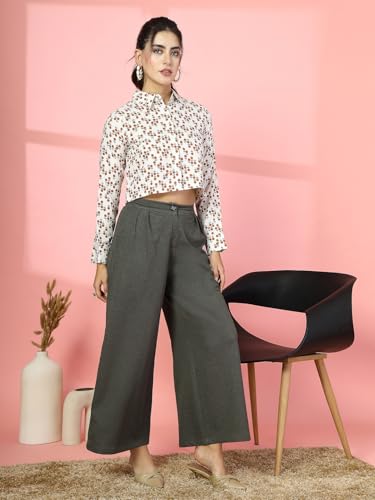 Image of OOMPH! Casual Crop Shirts for Women