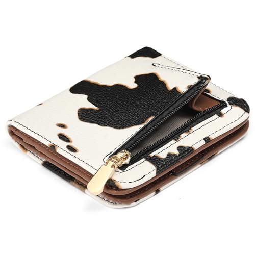 SENDEFN Damen Geldbeutel Klein mit RFID-Schutz, Portemonnaie Damen Klein und im Kurzformat, Geldbörse Damen mit 6 Kartenfächern und 1 ID Fenster