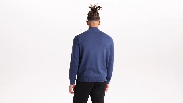 Mercer+Mettle Unisex Quarter Zip Sweater | Mock Neck Sweatshirt