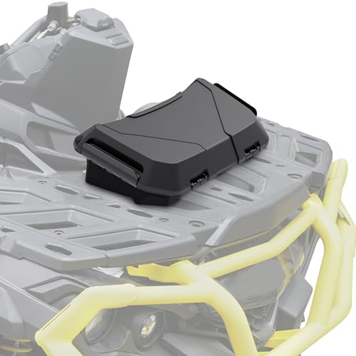 UTVSXPERT Storage Cargo Box for Outlander & Can-Am, 2GAL (7.5L) Black Front Rear Racks Tool Bed Box, Replace OEM #708200408