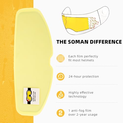 Soman Universale Pellicola Antiappannamento Casco