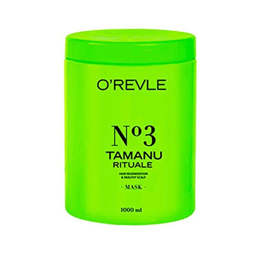 O ?REVLE No 3 TAMANU RITUALE MASK FOR HAIR REGENERATION & HEATHY SCALP 1 LT