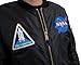 Rothco NASA MA-1 Flight Jacket (US, Alpha, Large, Regular, Regular, Black)