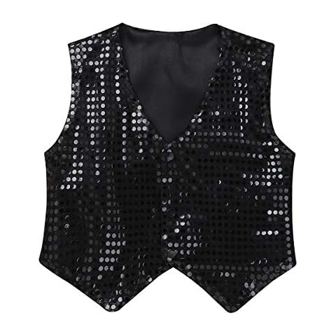 Doomiva Boys Shiny Jazz Dance Waistcoat Cover