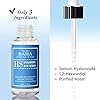 Pure Hyaluronic Acid 1% Powder Serum for Face 10,000ppm - Fine Line + Intense Hydration + facial moisturizer + Visibly Plumped Skin 2 Fl Oz
