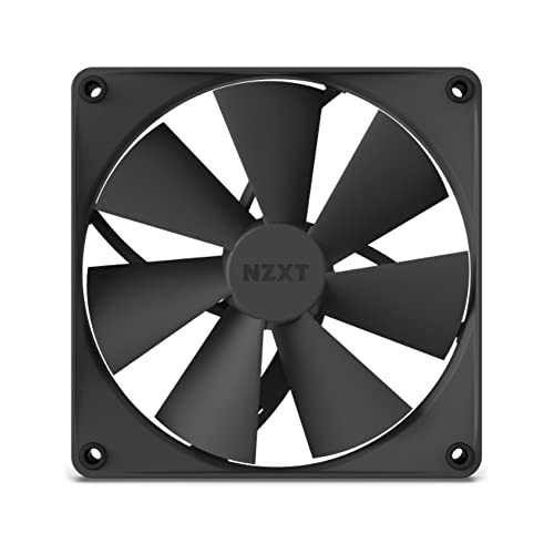 NZXT F140P Static Pressure Fans - RF-P14SF-B1 - Konstanter Druck – Leistungsstarke Kühlung – Lange Lebensdauer – 140-mm-Lüfter Einzelpackung – Schwarz