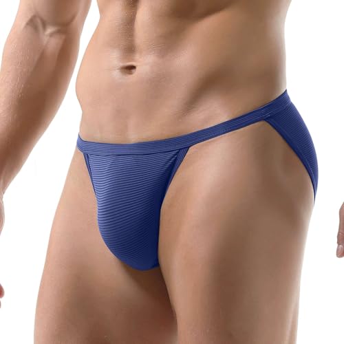 Salient Stripe Muscle Brief Men Tanga Underwear