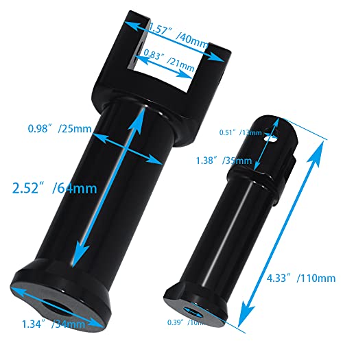 Image of Left & Right Driver Rider Footpegs for Harley Softail 2018-2025