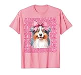 Photo Gallery coquette bow australian shepherd girl dog mamma festa della mamma maglietta Photo Gallery coquette bow australian shepherd girl dog mamma festa della mamma maglietta