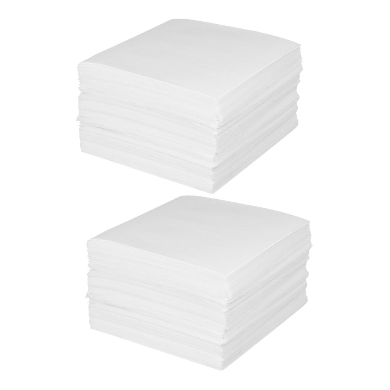PartyKindom Lingettes Nettoyantes Jetables sans Poussière Résistantes la Déchirure pour en Fibre de Polyester et Pâte de Bois, Pack de 600 Pièces Instruments et Équipements de Laboratoire