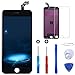 Brinonac Pantalla para iPhone 6, 4.7" Táctil LCD de Repuesto Ensamblaje de Marco Digitalizador con Herramienta de reparación y Protector de Pantalla (Negro)